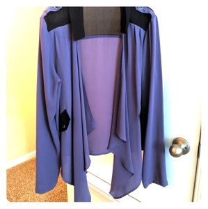 Cardigan Purple Large